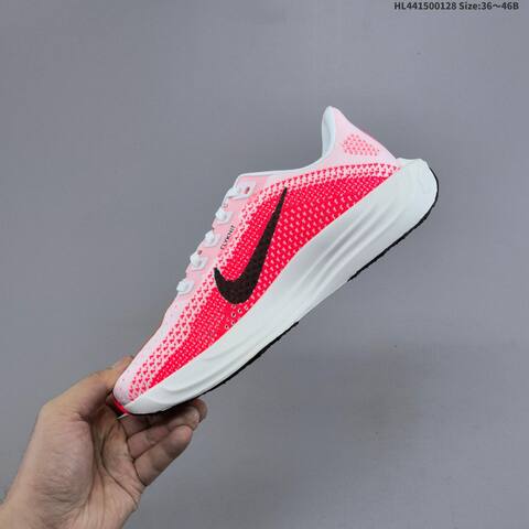 Nike Air Zoom Pegasus Plus Flyknit White Pink Red Black EU 36-46 Running Shoe - Unisex (BS-61690)