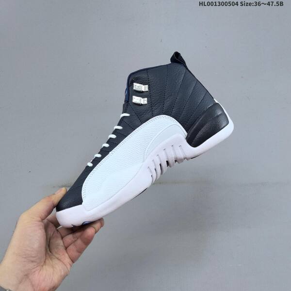 Jordan Air Jordan 12 Retro Obsidian navy/white 36~47.5 basketball