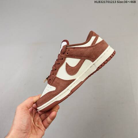 Nike SB Dunk Low Pro Sail Brown White Gold EU 36-46 Skate Shoe - Unisex (BS-62716)