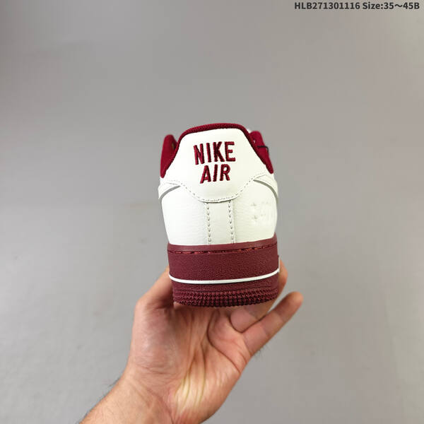 Nike Air Force 1 07 off white red gold EU 35-45 sneaker