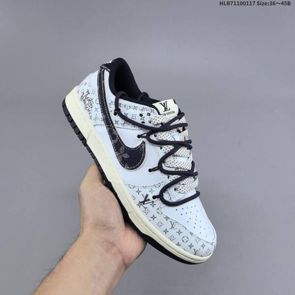 Nike Dunk Low white grey dark grey EU 36-45 skate shoe