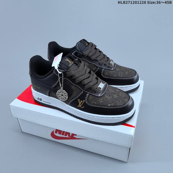 Nike Air Force 1 07 LV8 black grey white EU 36-45 sneaker