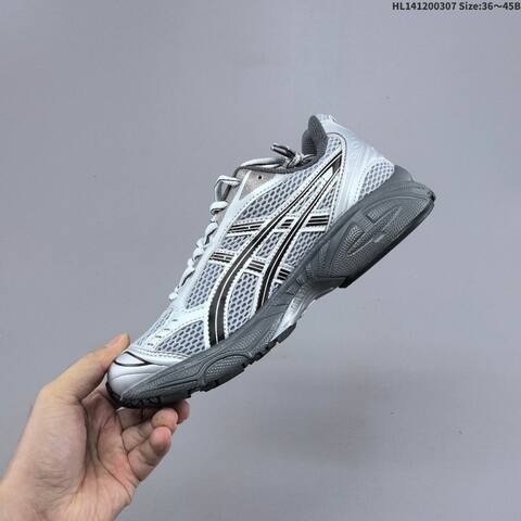 ASICS Gel-Kayano 14 Silver Grey Black EU 36-45 Running Shoe Running Sneakers - Unisex (BS-69013)