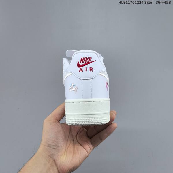 Nike Air Force 1 07 Low white sail red multicolor EU 36-45 sneaker
