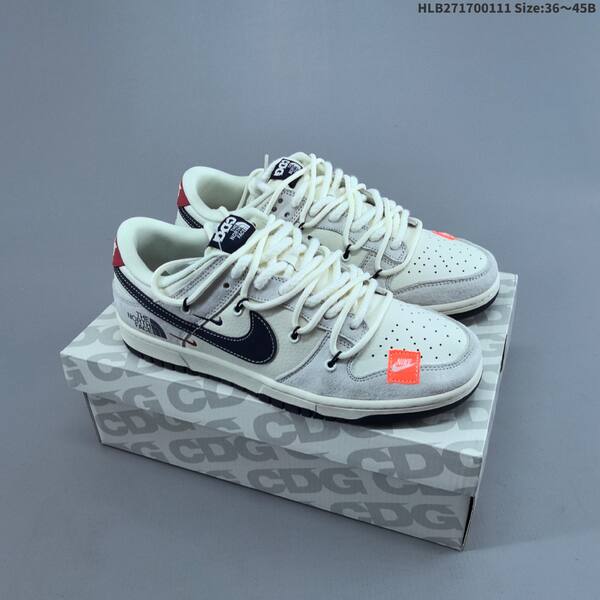Nike SB Dunk Low sail black navy red orange EU 36-45 skate shoe