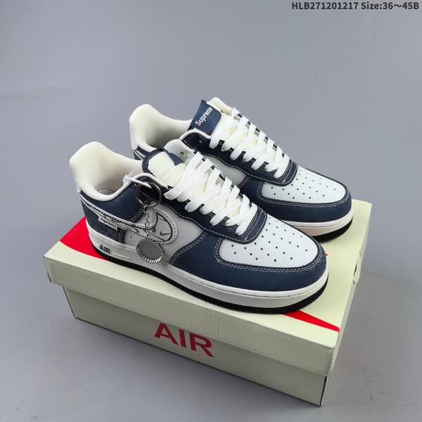 Nike Air Force 1 07 Low Black Light Blue White Beige Green Brown EU 36-45 skate shoe