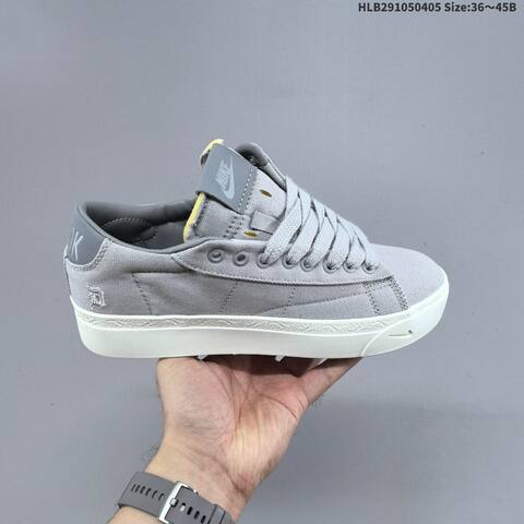 Nike Blazer Low 77 Jumbo HQ2054-400 Navy Blue Sail White EU 36-45 Skate Shoe - Unisex (BS-60926)