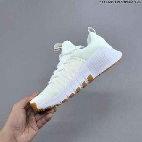 Nike Free Metcon 6 FJ7126-103 White Light Brown EU 36-42 Training Shoe - Unisex (BS-61889)