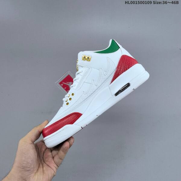 Jordan Air Jordan 3 Mexico "El Vuelo" White/Red/Green/Gold EU 36-46 basketball