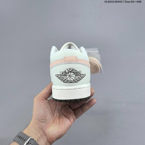 Jordan Air Jordan 1 Low white/gray/pink 36~46B lifestyle