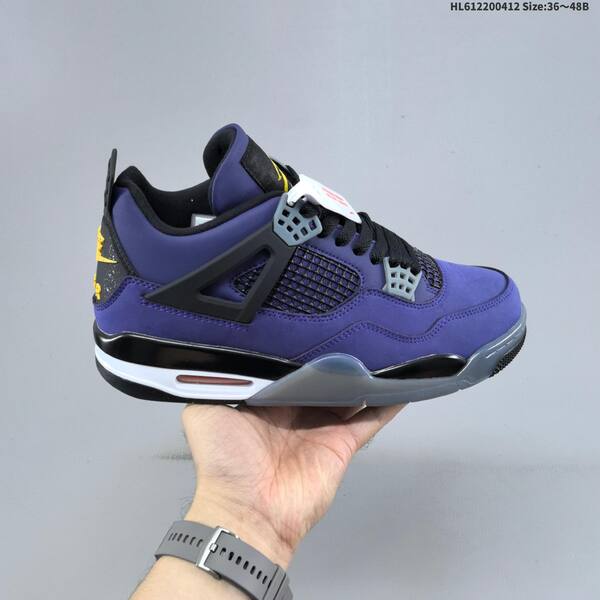 Jordan Air Jordan 4 Retro white/pink/green and purple/black/gray EU 36-48 basketball