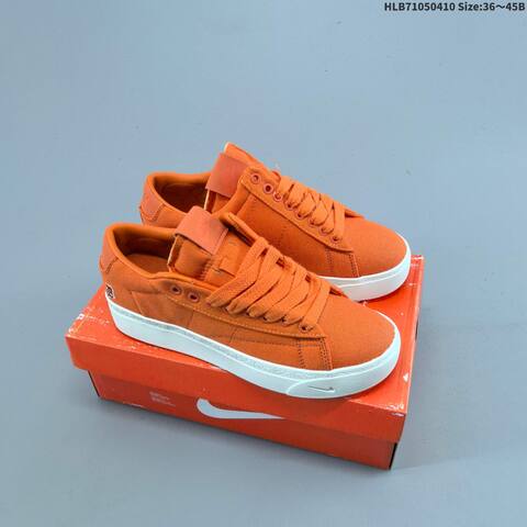 Nike Blazer Low Devin Booker Detroit Tigers HQ2054 801 Orange Sail Maroon EU 36-45 Skate Shoe - Unisex (BS-60846)