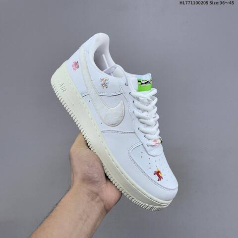 Nike Air Force 1 07 Low Join Forces IQ1143 100 White Sail Green Red Pink EU 36-45 Sneaker - Unisex (BS-61523)