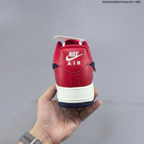 Nike Air Force 1 07 LV8 DW8806-016 Red White Navy Blue EU 36-45 Skate Shoe - Unisex (BS-60260)