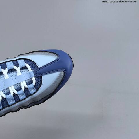 Nike Air Max 95 Light Blue Dark Blue Neon Green White Black EU 40-48 5 Running Shoe - Men's (BS-61169)