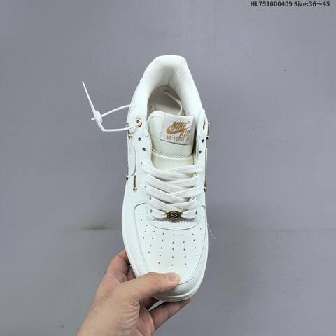 Nike Air Force 1 07 Sail White Metallic Gold EU 36-45 Sneaker - Unisex (BS-60855)