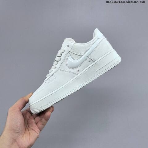 Nike Air Force 1 07 Light Grey White EU 36-45 Sneaker - Unisex (BS-62304)