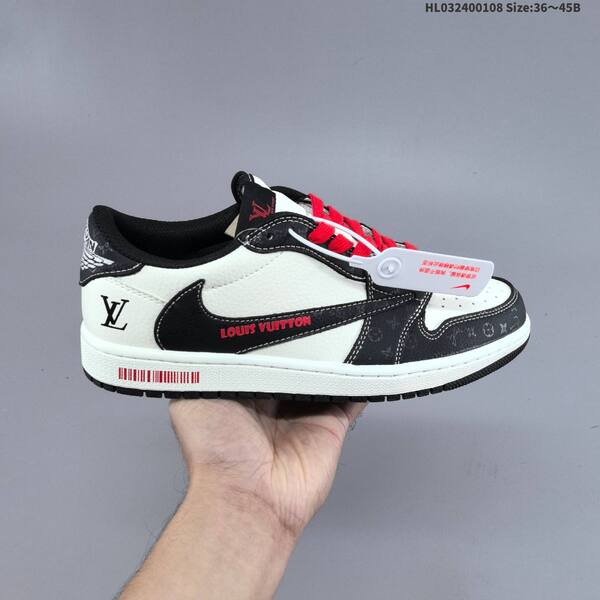 Nike Air Jordan 1 black/white/light blue/red EU 36-45 lifestyle