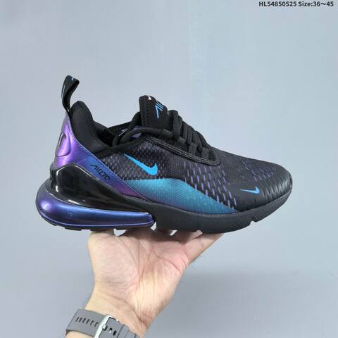 Nike Air Max 270 Black Red White Purple Blue EU 36-45 Running Shoe - Unisex (BS-60151)