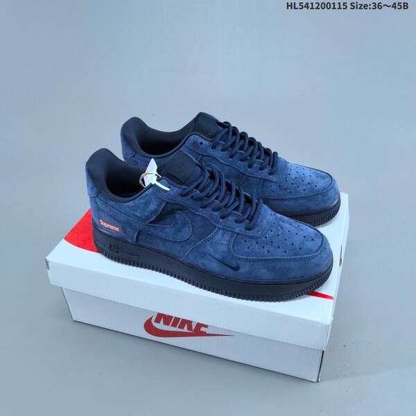 Nike Air Force 1 07 Supreme white brown black EU 36-45 skate shoe