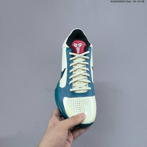 Nike Kobe 5 Protro Caitlin Clark Coconut Milk Bright Spruce Red Black EU 39-47 5 Basketball Shoe - Unisex (BS-60072)