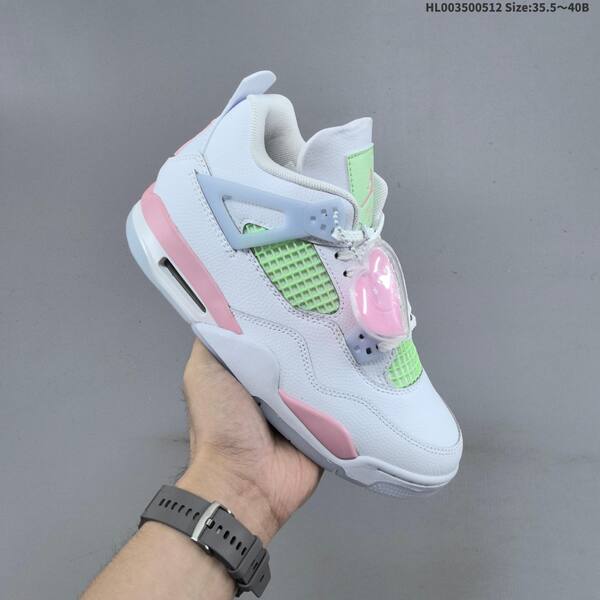 Jordan Air Jordan 4 Retro "Valentine's Day" White/Pink/Volt Green EU 35.5-40 basketball