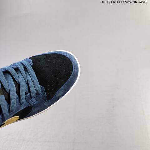 Nike SB Dunk Low Pro Black Blue Gold White Olive EU 36-45 Skate Shoe - Unisex (BS-63255)