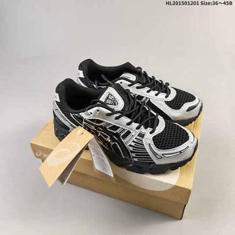 ASICS Gel Kayano 12 1 Kith White Silver Mint Green Yellow EU 36-45 Running Shoe Running Sneakers - Unisex (BS-69201)