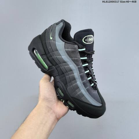 Nike Air Max 95 Grey Black Neon Green EU 40-46 Sneaker - Men's (BS-61288)