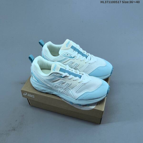 ASICS Amplifoam Trail Running Shoe off white navy beige EU 36-45