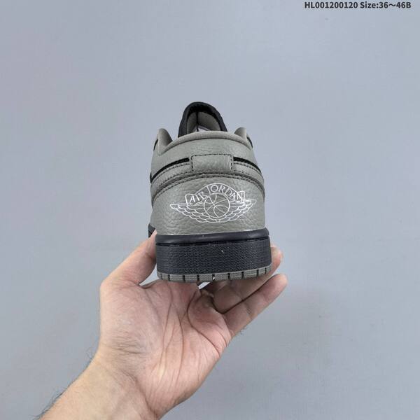 Jordan Air Jordan 1 Low Olive Grey / Black / Orange 36~46B casual lifestyle