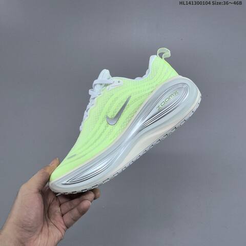 Nike Vomero Plus ReactX Air Zoom Neon Green White Silver EU 36-46 Running Shoe - Unisex (BS-62243)