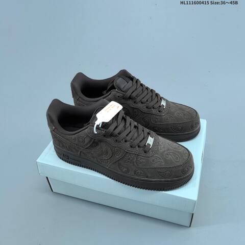 Nike Air Force 1 07 IU2363-200 Dark Brown EU 36-45 Skate Shoe - Unisex (BS-60711)