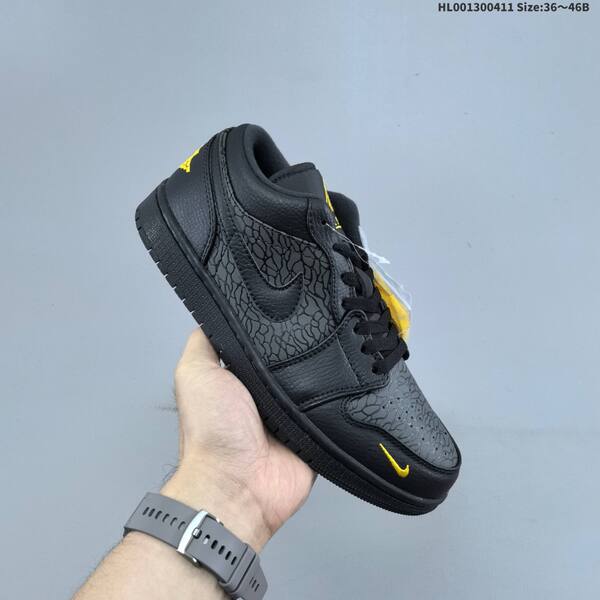 Jordan Air Jordan 1 Low SE Elephant Black/Anthracite/Yellow EU 36-46 lifestyle