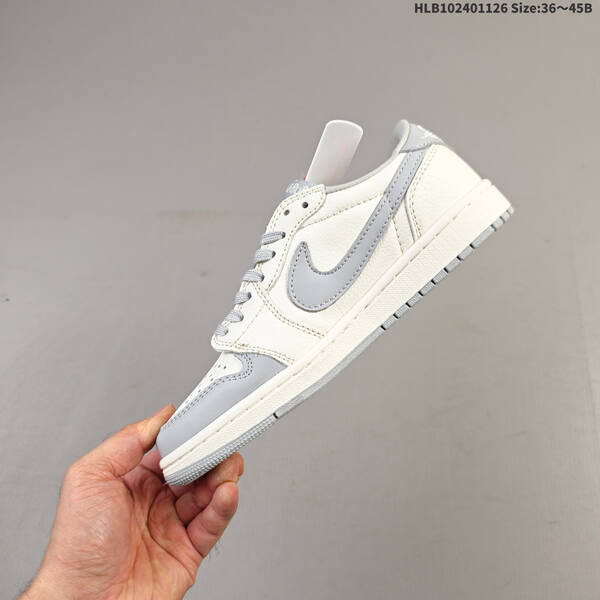 Jordan Travis Scott x Air Jordan 1 Low Sail/Light Grey EU 36-45 casual
