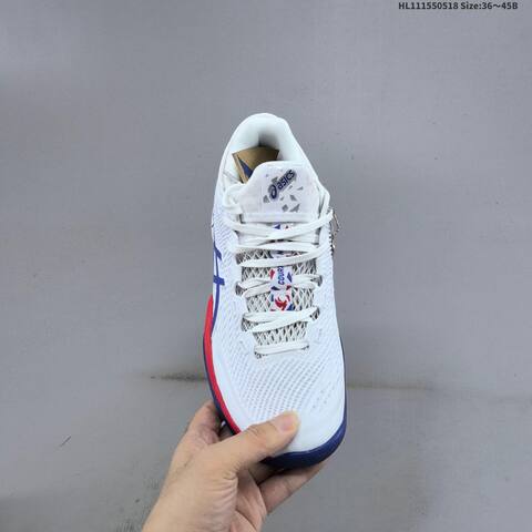 ASICS Court FF 3 Novak White Blue Red EU 36-45 Tennis Shoe Casual Sneakers - Unisex (BS-68822)