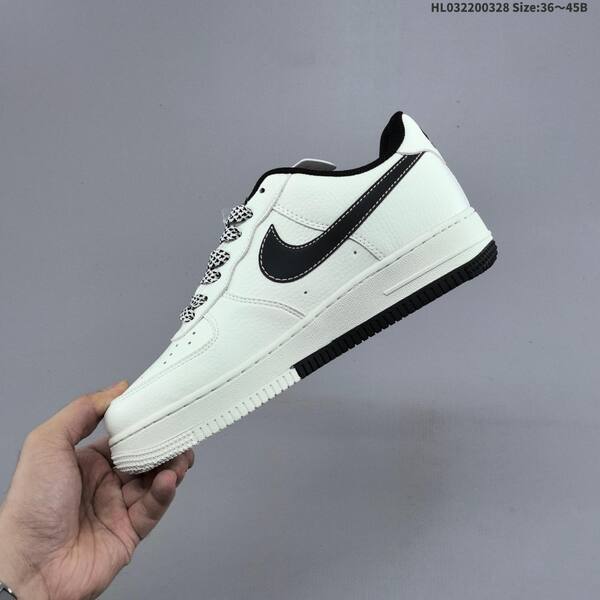 Nike Air Force 1 07 Low off white black red yellow EU 36-45 sneaker