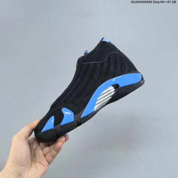 Jordan Air Jordan 14 Retro Black/University Blue 40-47.5 basketball