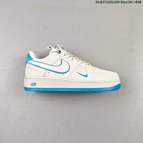 Nike Air Force 1 07 LV8 DY9867-109 Off White Light Blue EU 36-45 Sneaker - Unisex (BS-62807)