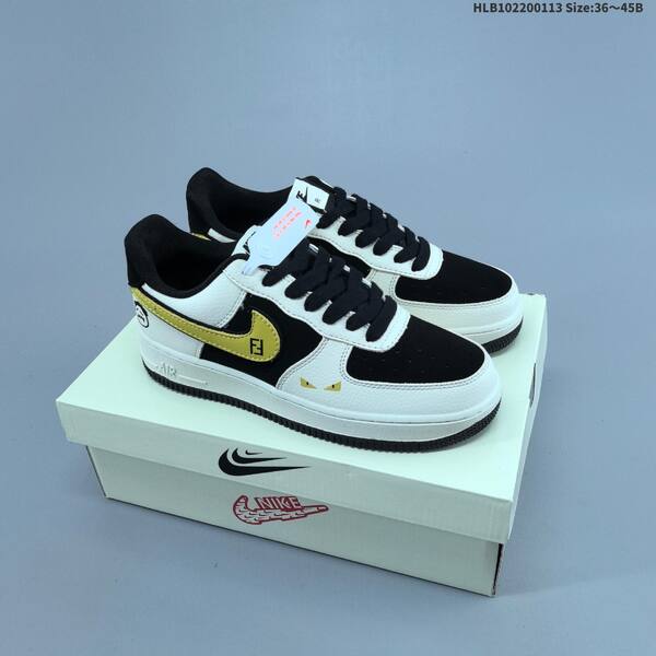 Nike Air Force 1 07 LV8 off white red black gold EU 36-45 sneaker