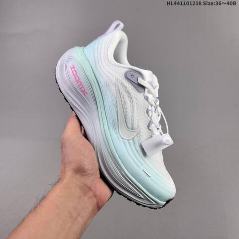 Nike Air Zoom Vomero PLUS White Light Blue Purple Pink EU 36-40 Running Shoe - Unisex (BS-62587)