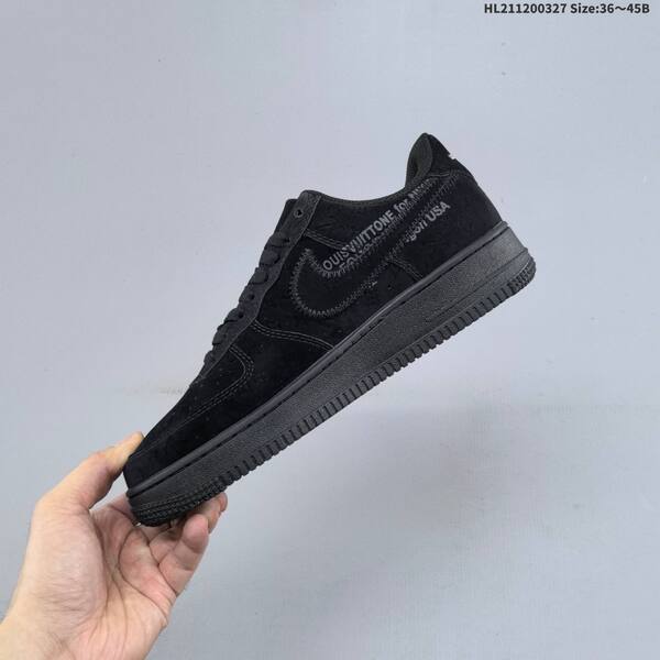 Nike Air Force 1 07 black gold EU 36-45 sneaker