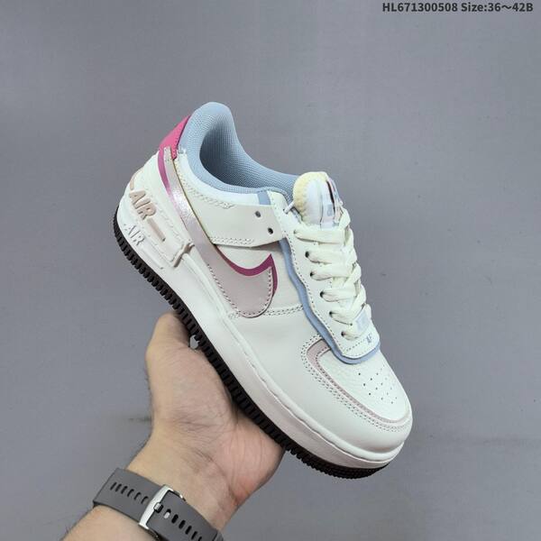 Nike WMNS Air Force 1 Shadow sail light blue pink dark brown EU 36-42 sneaker