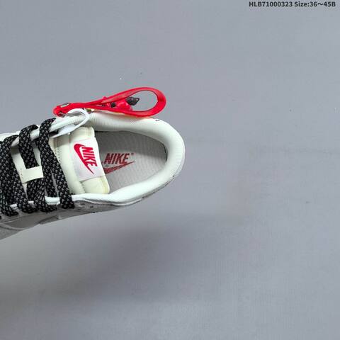 Nike Dunk SB Low Off White Light Grey Black Red EU 36-45 Skate Shoe - Unisex (BS-61173)