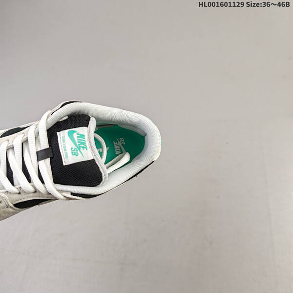 Nike SB Dunk Low Pro white black grey green EU 36-46 skate shoe