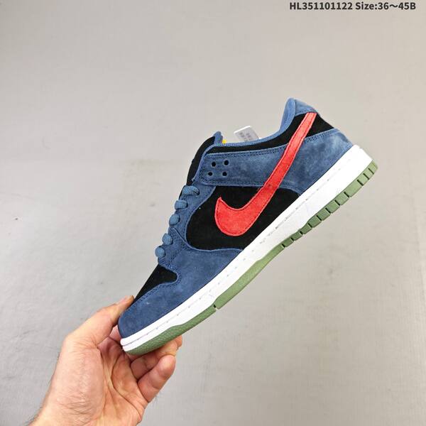 Nike SB Dunk Low black blue red white olive EU 36-45 skate shoe