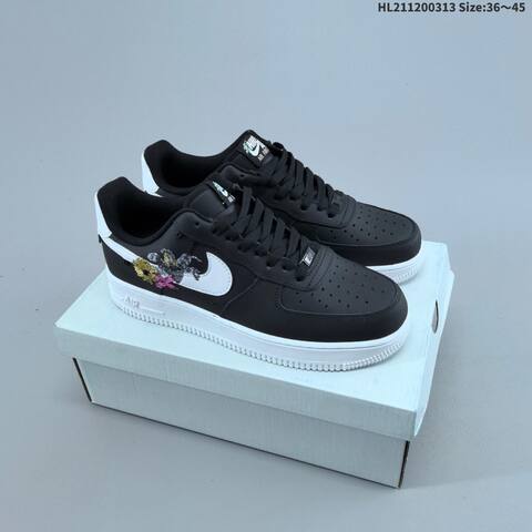 Nike Air Force 1 Low Off White Light Pink Light Blue Dark Brown EU 36-41 Sneaker - Unisex (BS-61347)