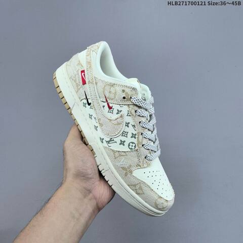 Nike Dunk SB Low Off White Grey Red Beige EU 36-45 Skate Shoe - Unisex (BS-61851)