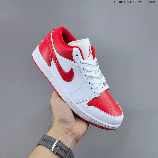 Jordan Air Jordan 1 Low White/Red EU 36-46 basketball