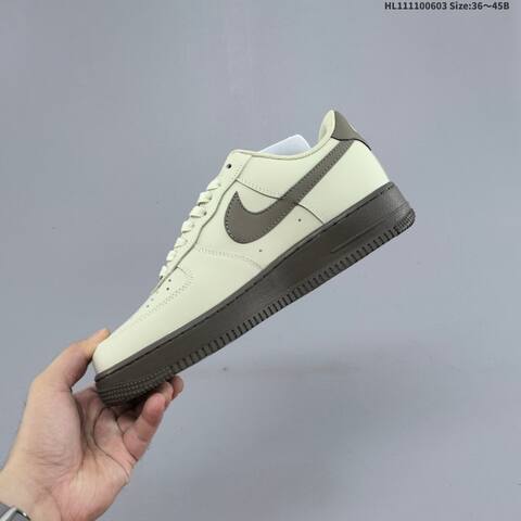 Nike Air Force 1 07 beige dark brown EU 36-45 skate